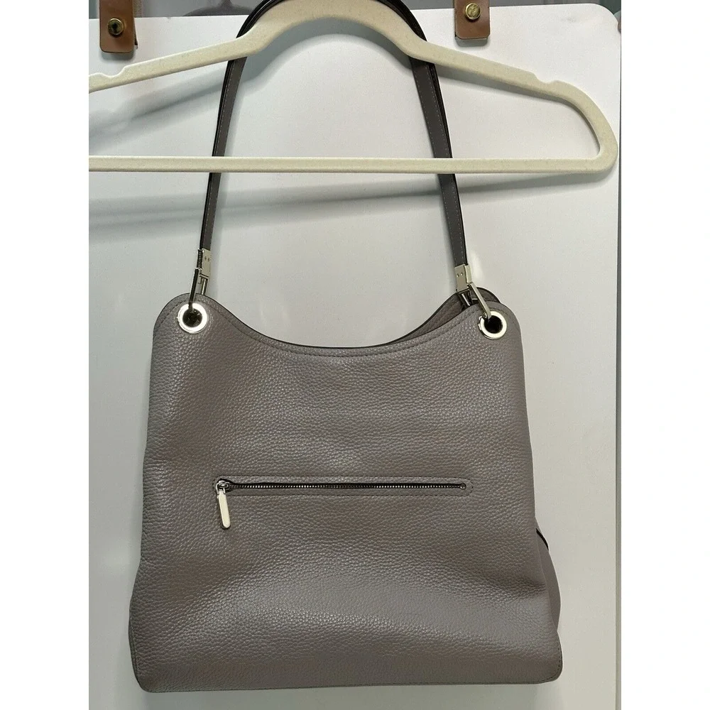 Kate Spade, Large Leather‎ Shoulder Bag Tassel - Taupe